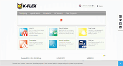 Desktop Screenshot of k-flex.com